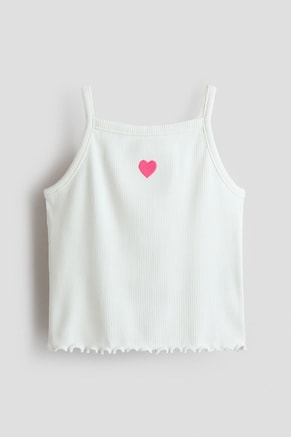 H&M Female Embroidery-detail strappy top, Tops