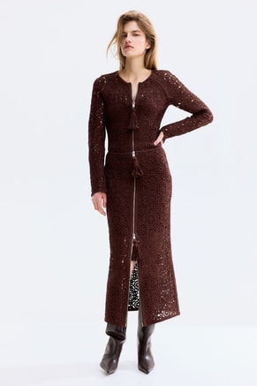 H&M Female Crochet-look skirt, Maxi Skirts