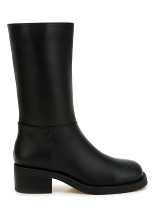 London Rag Female London Rag Women's Block Heel Calf Boots in Black, Boots