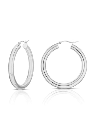 Liu Jo Female Liu Jo Silver Hoops - LJ2372, Earrings
