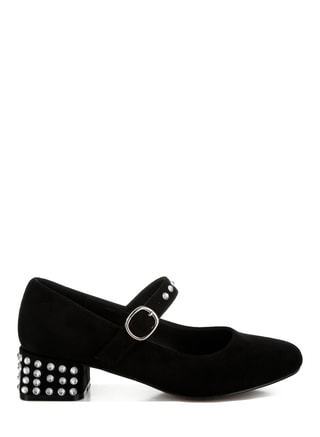 London Rag Female Studded Mary Jane Pumps in Black