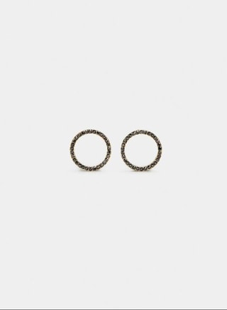 PARFOIS Female Hoop earrings with zirconia, Earrings