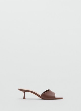 MANGO Female Heel non-structured sandals