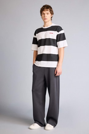 DeFacto Male Baggy Fit Wide Leg Trousers, Pants