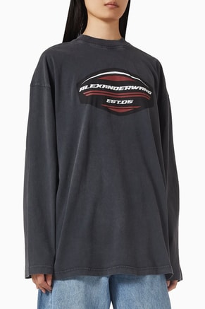 Graphic-print T-shirt in Cotton Jersey