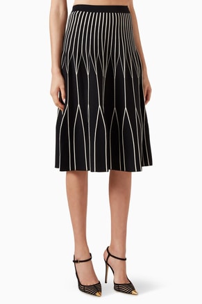 Knit Skirt in Viscose Blend