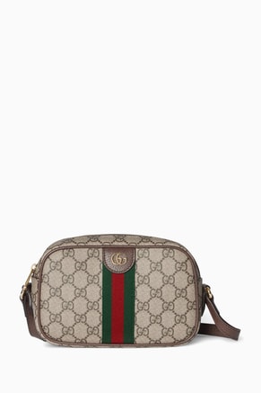 Small Ophidia Camera Bag in Monogram Canvas