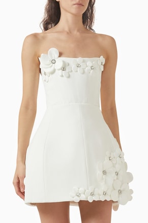 Estelle 3D Floral Mini Dress