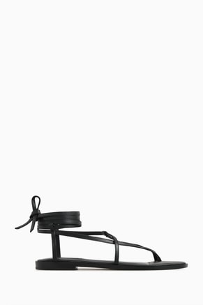Kir Lace-up Sandals in Leather