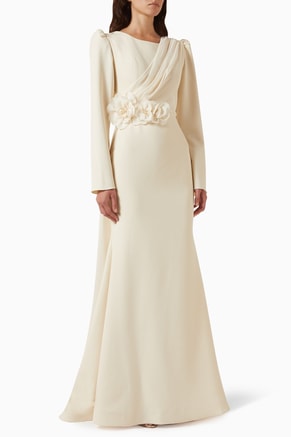 Floral Applique Gown