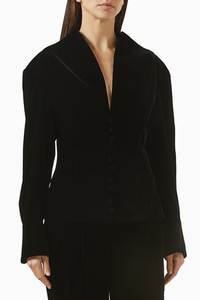 Jacket in Velvet