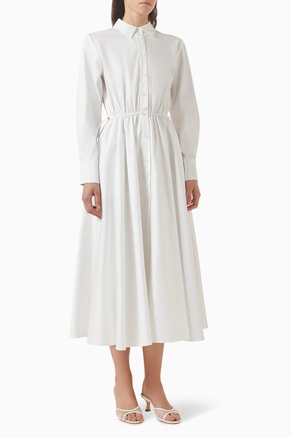 Anika Shirtdress in Cotton Poplin