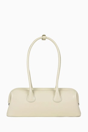 Boat Wide Shoulder Bag in Leather
