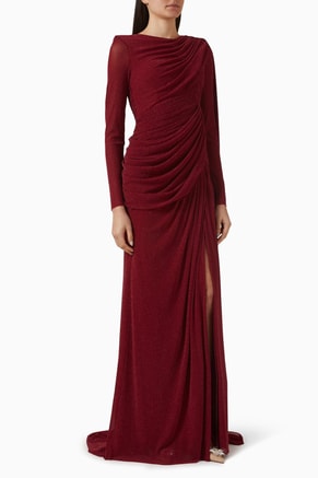 Perlea Ruched Maxi Dress