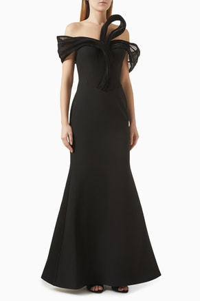 Off-shoulder Gown