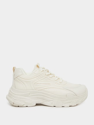 Chunky Sole Lace Up Sneakers