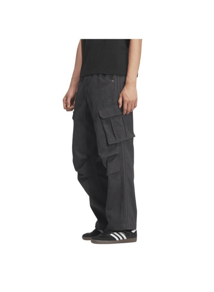 adidas Originals Men's Relaxed Fit Cargo Trousers - Charcoal Grey