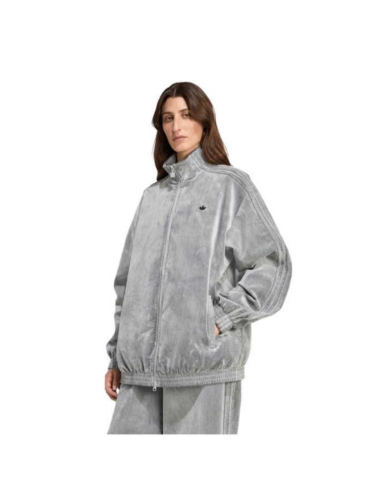 adidas Originals Women's Brushed Twill Oversized Firebird Track Top